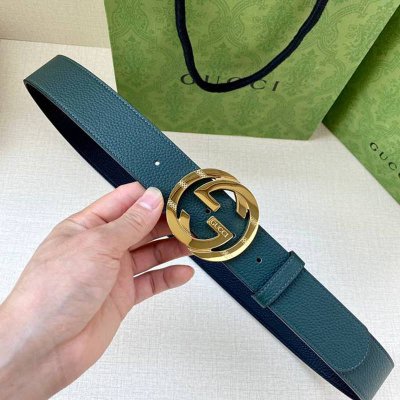 グッチ メンズ ベルト GGマーモント 3.8cm