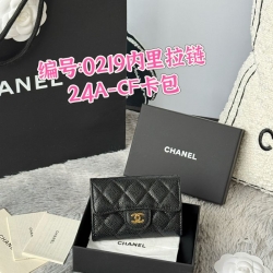 CHANEL カードケース カーフレザー レディース 11×8.5×3cm