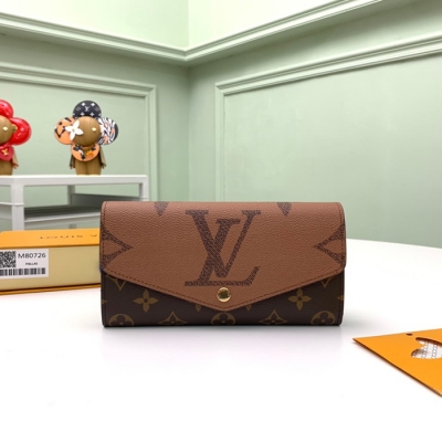 LOUIS VUITTON サラ ウォレット モノグラム キャンバス レディース 19×10.5×2cm