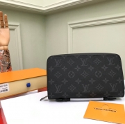 LOUIS VUITTON ジッピー XL ウォレット モノグラム エクリプス メンズ 22×12×4cm