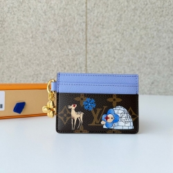 LOUIS VUITTON ポルト カルト チャーム モノグラム キャンバス レディース 2×7.3×0.3cm