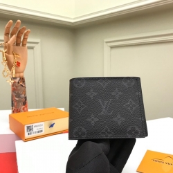 LOUIS VUITTON アメリゴ ウォレット モノグラム エクリプス メンズ 11.5×9.5cm