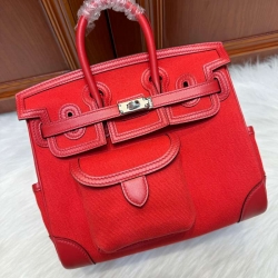 HERMES バーキン 25 カーゴ キャンバス×スウィフト レディース 25×20×13cm