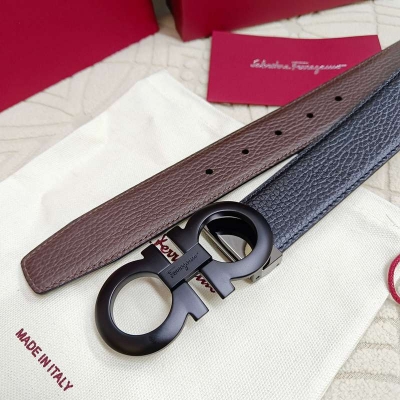 フェラガモ メンズ ベルト 両面用 3.5cm