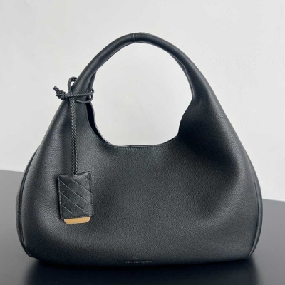 BV ショルダーバッグ レザー ハンドバッグ カンパーナ 39×24×18cm