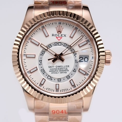 ROLEX M326935 スカイドゥエラー 42mm ホワイト ピンクゴールド