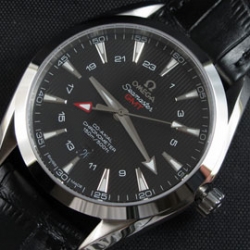 OMEGA シーマスター アクアテラ GMT Asian 2824-2 自動巻き 鏡面仕上げ