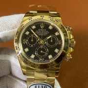 ROLEX M116508 CLEAN製 ブラック 4130自動巻き