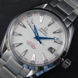 OMEGA シーマスター アクアテラ Asian ETA搭載 自動巻き ホワイト