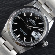 ROLEX デイトジャスト ブラック文字盤 信頼店舗