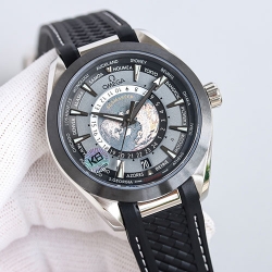 OMEGA 220.92.43.22.99.001 シーマスター アクアテラ GMT ワールドタイマー 43mm 芸能人愛用