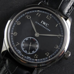 IWC ポルトギーゼ ブラック文字盤 紳士用 自動巻き