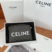 CELINE トリオンフ コインケース カーフレザー レディース 13×9×1cm