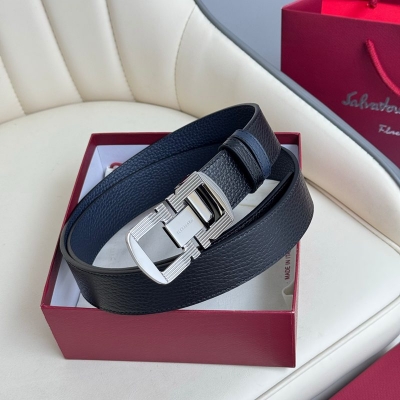フェラガモ メンズ ベルト 両面用 3.5cm