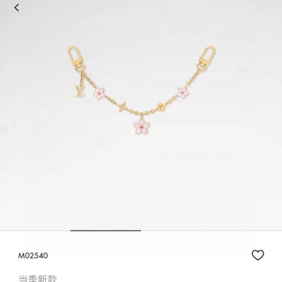 ルイ ヴィトン スタイル キーリング チェーン 村上隆 コラボ サクラ