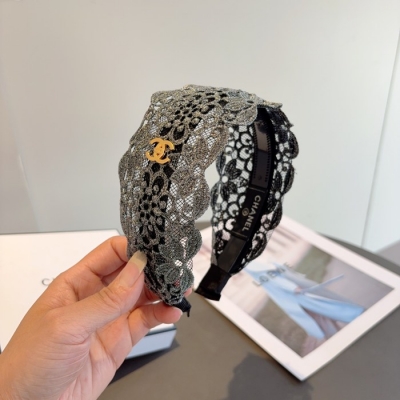 シャネル スタイル ヘアバンド フラワー