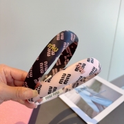 ミュウミュウ スタイル ヘアバンド サテン