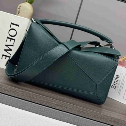 LOEWE パズル ラージ ディアスキン メンズ 32.5×23.5×14.5cm