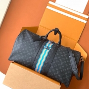LOUIS VUITTON キープオール 55 バンドリエール モノグラムエクリプス メンズ 55×31×26cm