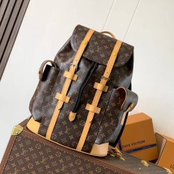 ルイ・ヴィトン スタイル クリストファー ミディアム リュック サイズ：44×12.5×38cm