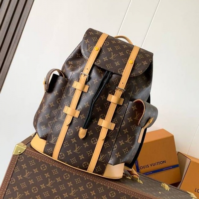 ルイ・ヴィトン スタイル クリストファー ミディアム リュック サイズ：44×12.5×38cm
