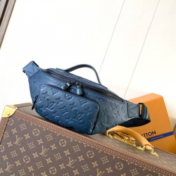 LOUIS VUITTON ラッシュ ウエストバッグ モノグラムシャドウ カーフレザー メンズ 30×15×8cm
