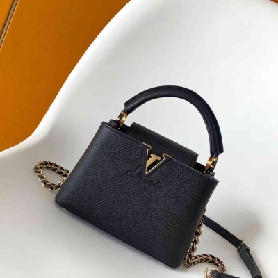 LV ハンドバッグ カプシーヌ 21×14×8cm