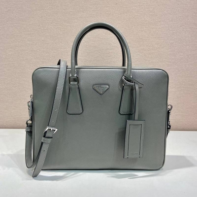 PRADA ブリーフケース スリム メンズ 37×28×3.5cm