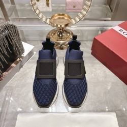 【ROGERVIVIER】25RVスニーカーレザースニーカーレディース