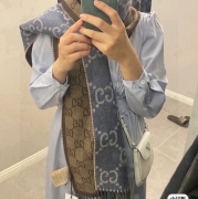 グッチ 新作スカーフ 34x194cm