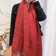 グッチ 新作 大G両面カシミヤスカーフ 45x200cm