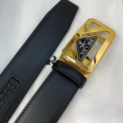 プラダ メンズ ベルト 自動バックル 34mm