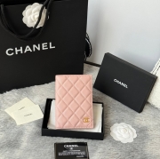 CHANEL パスポートケース カーフレザー ユニセックス 14.5×10.5×2cm