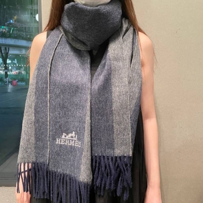 エルメス プレミアムカシミヤスカーフ 32x180