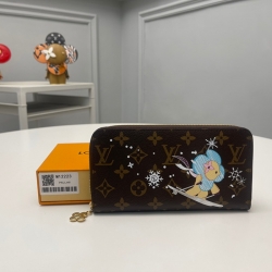 LOUIS VUITTON ジッピー ウォレット モノグラム キャンバス レディース 19.5×10.5×2.5cm