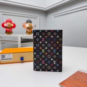 LOUIS VUITTON パスポートケース モノグラム マルチカラー レディース 10×14×2.5cm