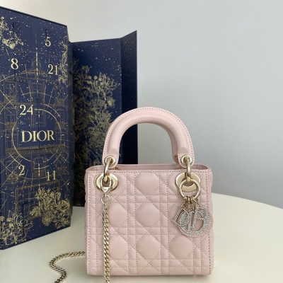 ディオール ハンドバッグ レディディオール 17×7×15cm