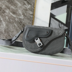 DIOR サドル メッセンジャーバッグ オブリーク メンズ 24×16×5.5cm