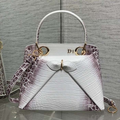 ディオール ハンドバッグ リボン 28×10×22cm