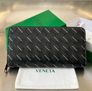 BOTTEGA VENETA イントレチャート ステッチ ロングウォレット メンズ 19×11.4×2cm