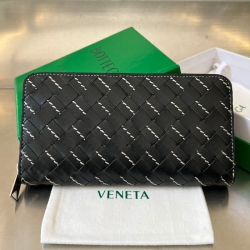 BOTTEGA VENETA イントレチャート ステッチ ロングウォレット メンズ 19×11.4×2cm