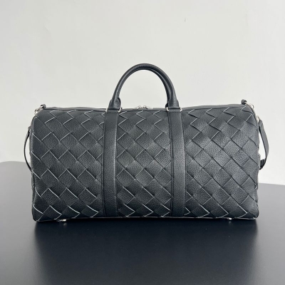BOTTEGA VENETA ツアー グラニューレザー トラベルバッグ メンズ 50×27×24cm