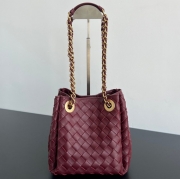 BV ショルダーバッグ レザー ハンドバッグ パラシュート 21×17×16.5cm