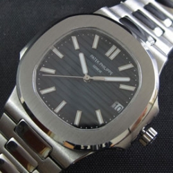 PATEK PHILIPPE ノーチラス ブラック文字盤 メンズ 売買簡単