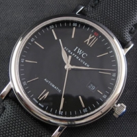 IWC ポルトフィーノ ブラックソロループバンド 自動巻き