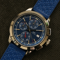 IWC パイロット クロノグラフ ブルー文字盤 希少新作