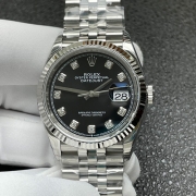 ROLEX 126234G デイトジャスト 36mm ブラック ダイヤ Cal.3235 最高級