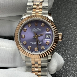 ROLEX 279171G デイトジャスト 28mm バイオレット ダイヤ 極美品