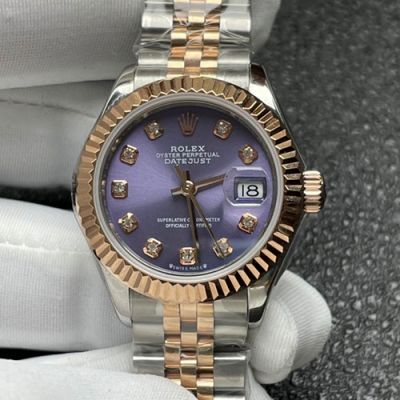 ROLEX 279171G デイトジャスト 28mm バイオレット ダイヤ 極美品