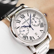CARTIER WSRO0002 ロトンド ドゥ クロノグラフ ホワイト 7750搭載 2024最高級